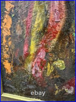 Original Quality Art Expressionism Cubism Surreal Face Girl On Canvas