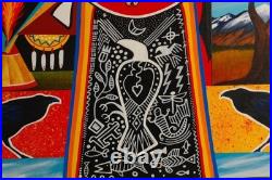 Original Raven Redfox Painting 2015 From the Estate of Lisah Runninghorse