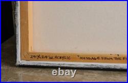 Original Raven Redfox Painting 2015 From the Estate of Lisah Runninghorse