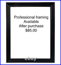 Original Signed Mixed Media Art Abstract Cat Wild Painting 11x14 OOAK