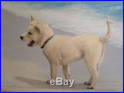 Original Signed Steve Walker 48x36 Acrylic on Canvas A Dogs Life Gay Interest