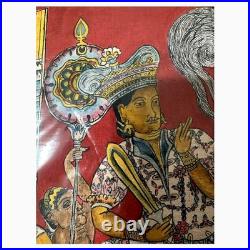 Original Sri Lankan Buddhist Art Jathaka Painting Hand-Painted Acrylic Canvas