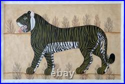 Original Tiger Oil Painting On Canvas 30Inches X 45 Inches Customise Size