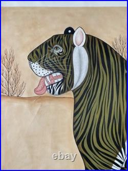Original Tiger Oil Painting On Canvas 30Inches X 45 Inches Customise Size