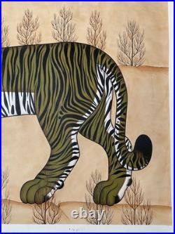 Original Tiger Oil Painting On Canvas 30Inches X 45 Inches Customise Size