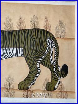 Original Tiger Oil Painting On Canvas 30Inches X 45 Inches Customise Size