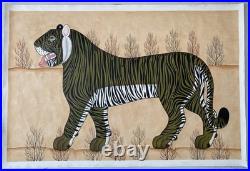 Original Tiger Oil Painting On Canvas 30Inches X 45 Inches Customise Size