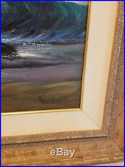 Original Violet Parkhurst Oil Painting Signed on Canvas Rare