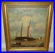 Original-Vtg-Oil-on-Canvas-Painting-Large-Sailboats-on-Beach-by-Jerry-Tuthill-01-flac