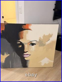 Original Work Painting On Canvas Brasilian Artist