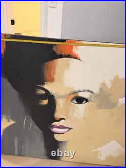 Original Work Painting On Canvas Brasilian Artist