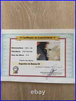 Original Work Painting On Canvas Brasilian Artist