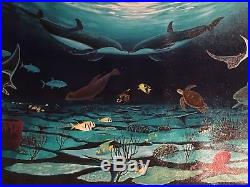 Original Wyland Hand Signed Giclee On Canvas //limited Edition 267/750 Large