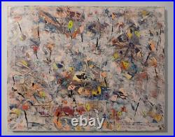 Original abstract acrylic painting on canvas