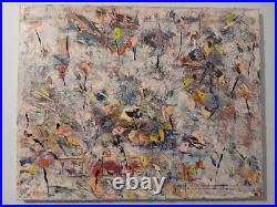 Original abstract acrylic painting on canvas