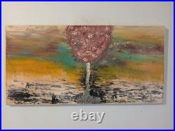 Original abstract acrylic painting on canvas