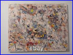 Original abstract acrylic painting on canvas