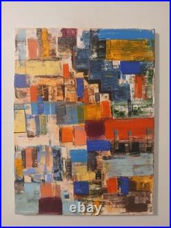 Original abstract acrylic painting on canvas