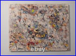 Original abstract acrylic painting on canvas