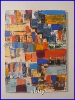 Original abstract acrylic painting on canvas