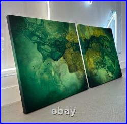 Original acrylic abstract painting on canvas
