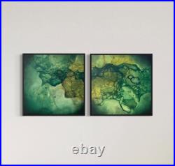 Original acrylic abstract painting on canvas