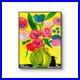 Original-art-14-X-11-FlowerGlass-Colorful-Modern-Art-Acrylic-Painting-on-Canvas-01-yycd