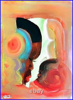 Original art 14 X 11 Life CANVAS Colorful Modern Art Acrylic Painting on Canvas