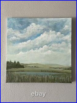 Original canvas painting, titled Summer Day by LisaK Fine art, (me)