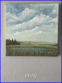 Original canvas painting, titled Summer Day by LisaK Fine art, (me)