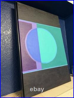 Original modern art on canvas signed framed
