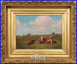 Original oil on canvas painting by George Arthur Hays, A Summer Day