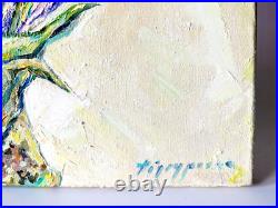 Original oil painting floral bouquet wall art on canvas handmade artwork decor