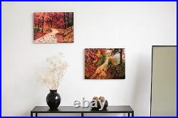 Original oil painting on canvas, Fall Forest, unframed, 9 x12, new, realism art