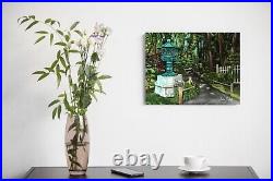 Original oil painting on canvas, landscape, unframed, 12 x 16, new, realism art