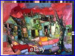 Original painting Landscape Oil on canvas 18x24 by Anastasiya Kimachenko