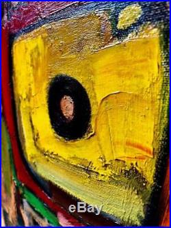 Original painting Screaming Loud oil on canvas 30x40 in by Anastasiya
