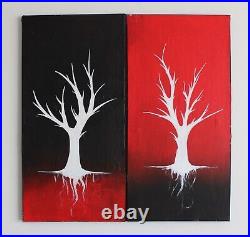 Original painting on canvas hand painted landscape abstract