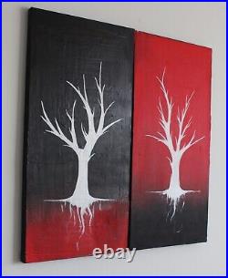 Original painting on canvas hand painted landscape abstract