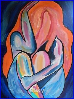 Original paintings on canvas signed, 16x20, Female In Distress