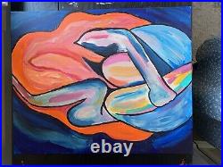 Original paintings on canvas signed, 16x20, Female In Distress