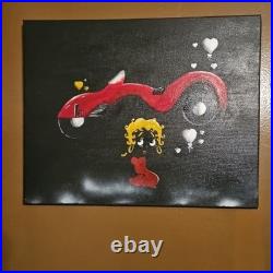 Original paintings on canvas signed Riding Boop Style