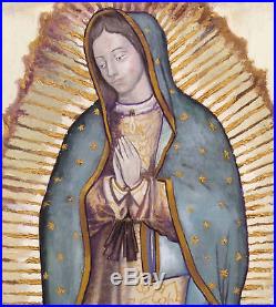 Our Lady of Guadalupe, 18 x 24 Giclee Print on Canvas of Original Painting