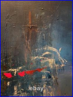 Outsider Art Piece Amass Simplicity 36x24 Inch LARGE BEAUTIFUL ABSTRACT