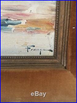 Ozz Franca Original Oil On Canvas Abstract Painting $11,250 Original Gal Price