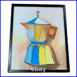PAINTING ORIGINAL OIL ON CANVAS (FRAME INCLUDED) CUBAN ART 16X20 By Lisa