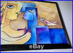 PAINTING ORIGINAL OIL ON CANVAS (FRAME INCLUDED) CUBAN ART 24X36 By LISA