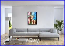 PAINTING ORIGINAL OIL ON CANVAS (FRAME INCLUDED) CUBAN ART 24X36 by Lisa