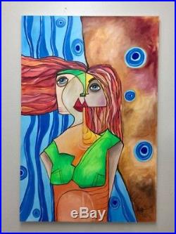 PAINTING ORIGINAL OIL ON CANVAS WALL ART 36X24 by Lisa