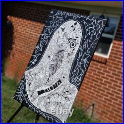 Painting/hand drawn on canvas original street art graffiti style trippy Duce